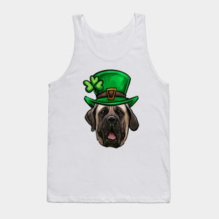 St Patricks Day English Mastiff Tank Top